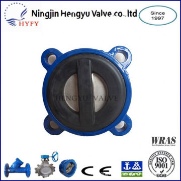 High cost performance h76w wafer type butterfly check valve